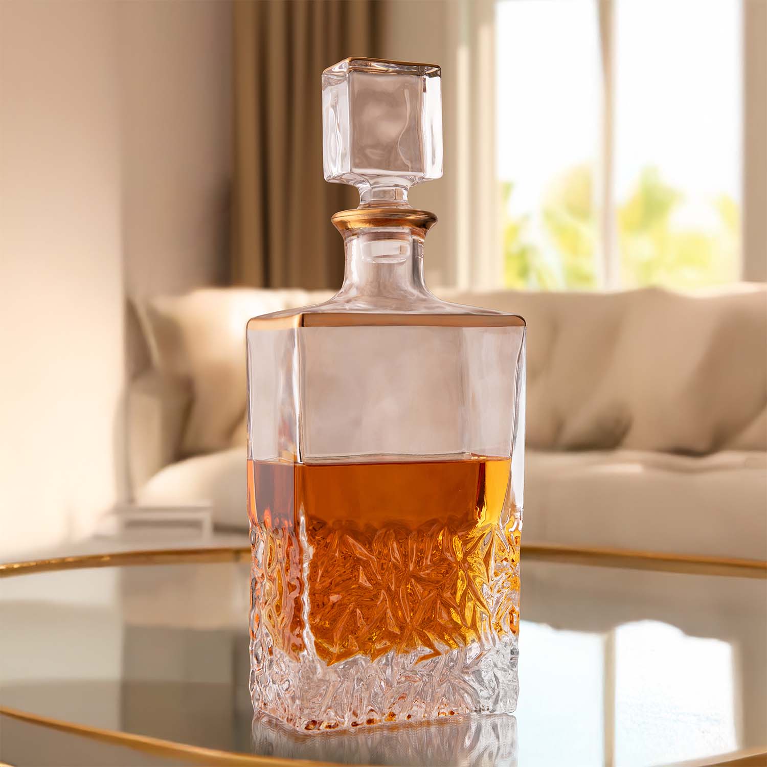 Elara Crystal Decanter - 850 mL